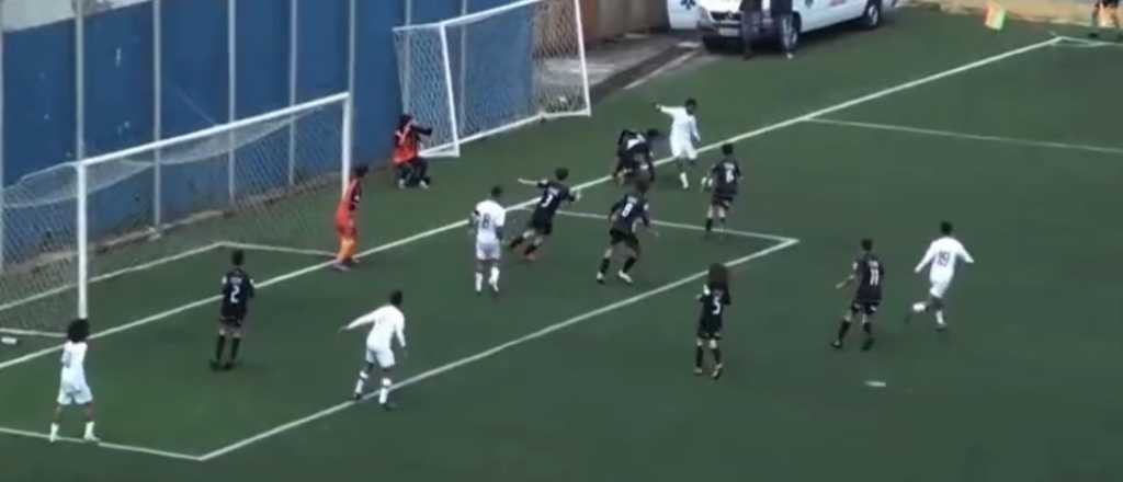 Video: el gol de la Sub 13 del Santos que recorre el mundo 