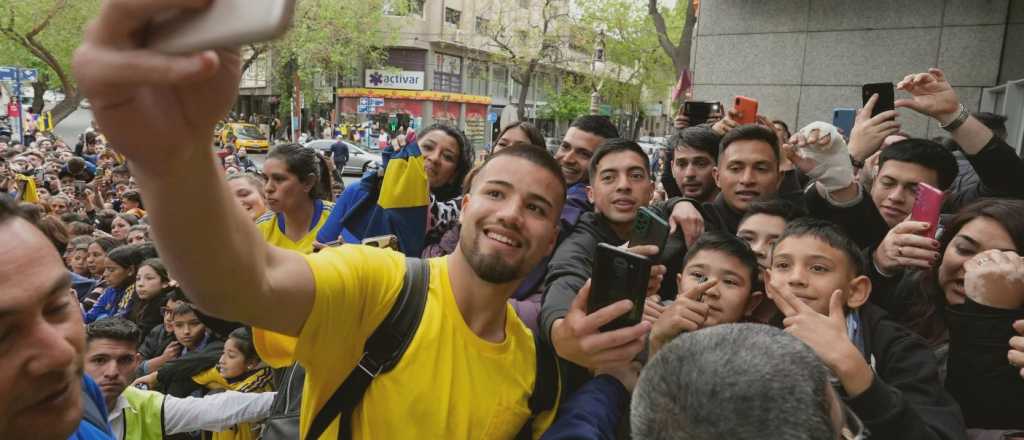 Video: así fue el recibimiento de los hinchas a Boca en Mendoza