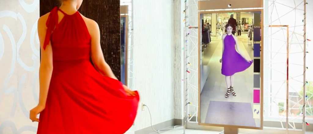 El espejo que muestra c&oacute;mo te quedar&iacute;a la ropa que no ten&eacute;s puesta