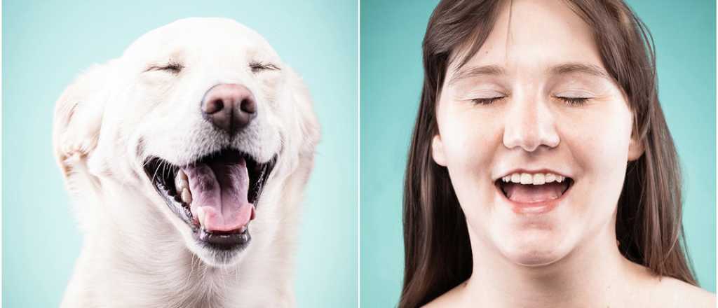 Las divertidas fotos de personas imitando a sus perros