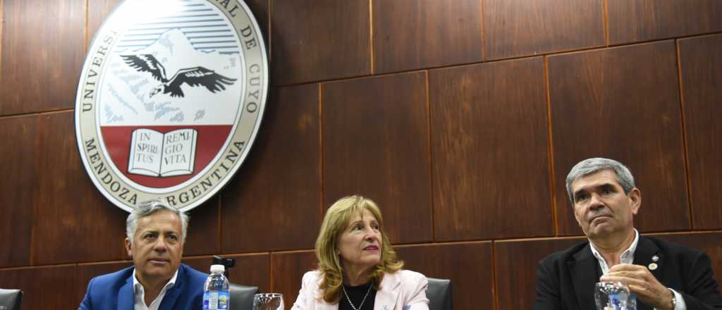 Cornejo recibi&oacute; en Mendoza a Fernando Iglesias y Mart&iacute;n Tetaz