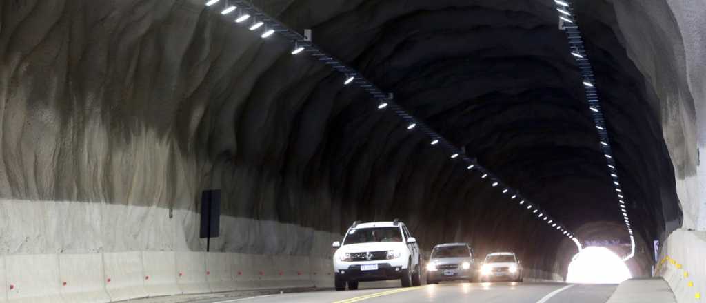 Así quedó la nueva iluminación LED del túnel más popular de Mendoza