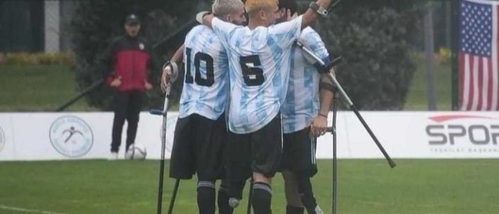 Con un gol agónico, Argentina le ganó a Inglaterra en el Mundial de Amputados