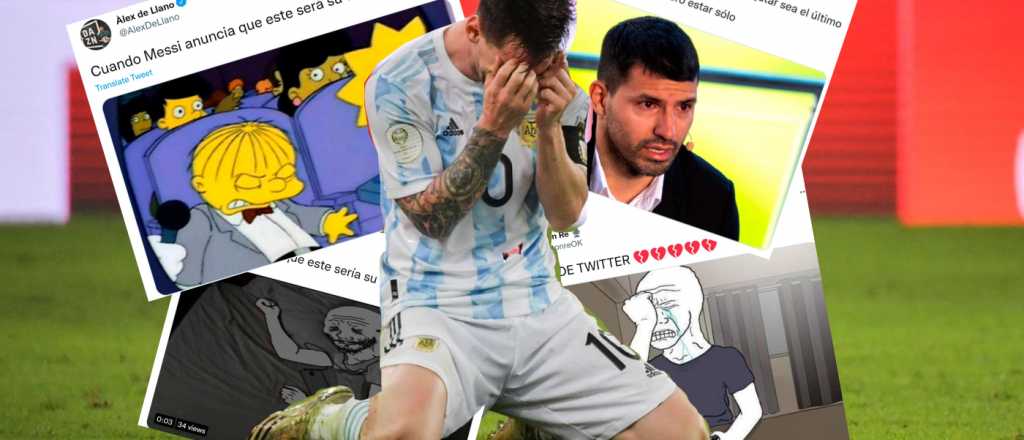Los memes tristes que inundaron las redes tras el anuncio de Leo Messi