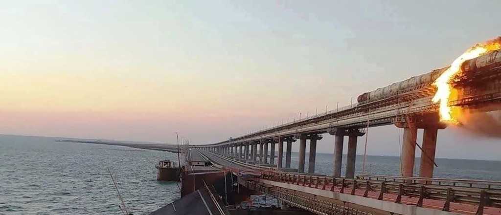 Detienen a 8 sospechosos por la explosión en el puente de Crimea