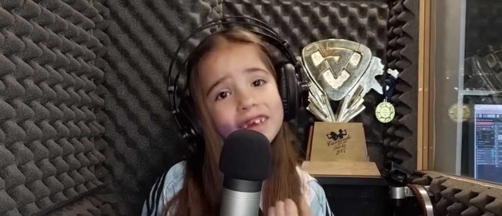 La nena de 7 años que le cantó a Messi y emocionó a Antonela Roccuzzo