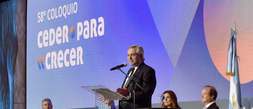 Fern&aacute;ndez le reclam&oacute; a los empresarios que nunca les pidi&oacute; nada
