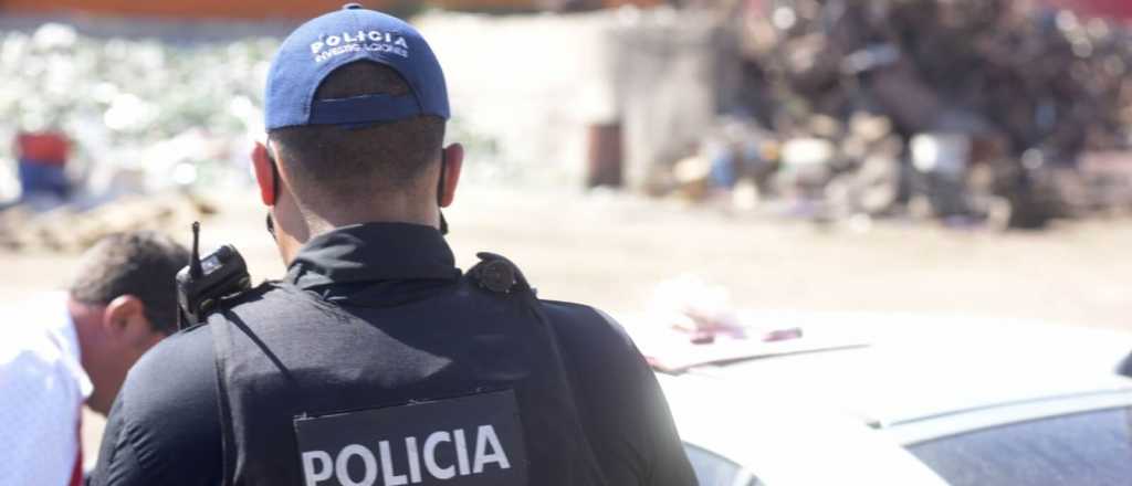 Las Heras: hirieron con una "tumbera" a un oficial de la policía de Mendoza