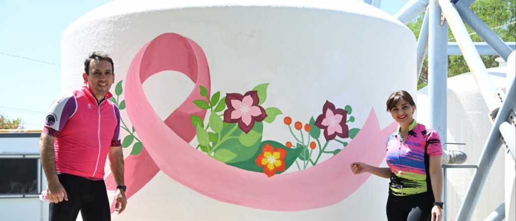 Por el Octubre Rosa, Godoy Cruz realiz&oacute; una bicicleteada hasta Rivadavia