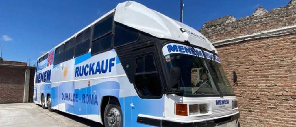 Pagaron $18 millones por el "Menem&oacute;vil", usado en la campa&ntilde;a de 1995