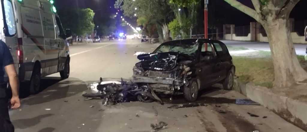 Las Heras: un conductor borracho chocó a un moto y mató a una mujer