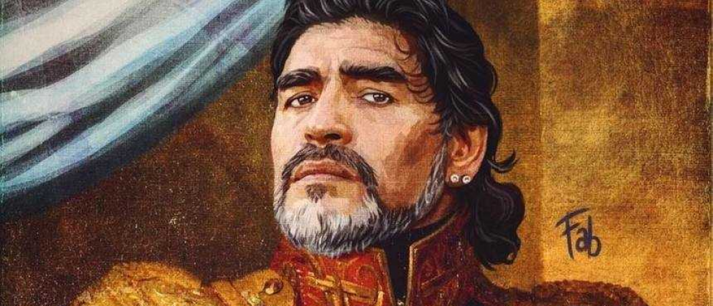 Diego Maradona descubrió que San Martín no cruzó los Andes
