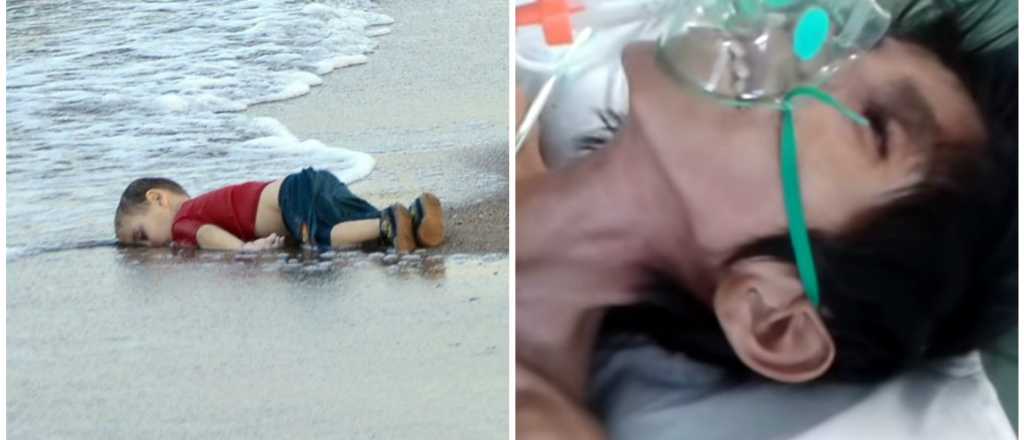 La foto de un ni&ntilde;o que muere