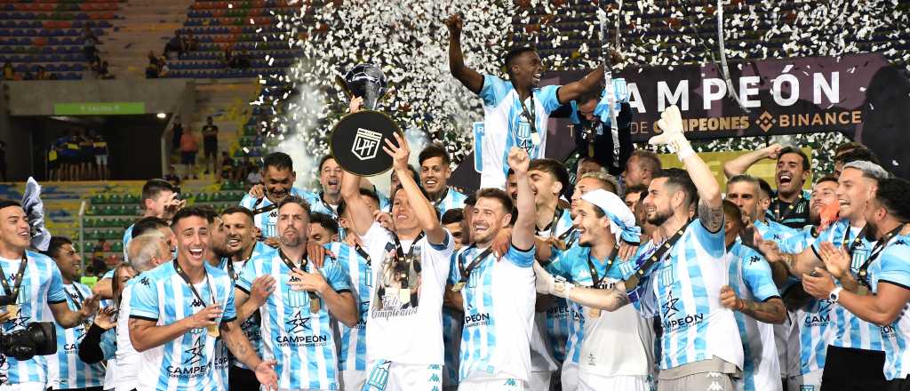Racing gan&oacute; el Trofeo de Campeones en una final escandalosa