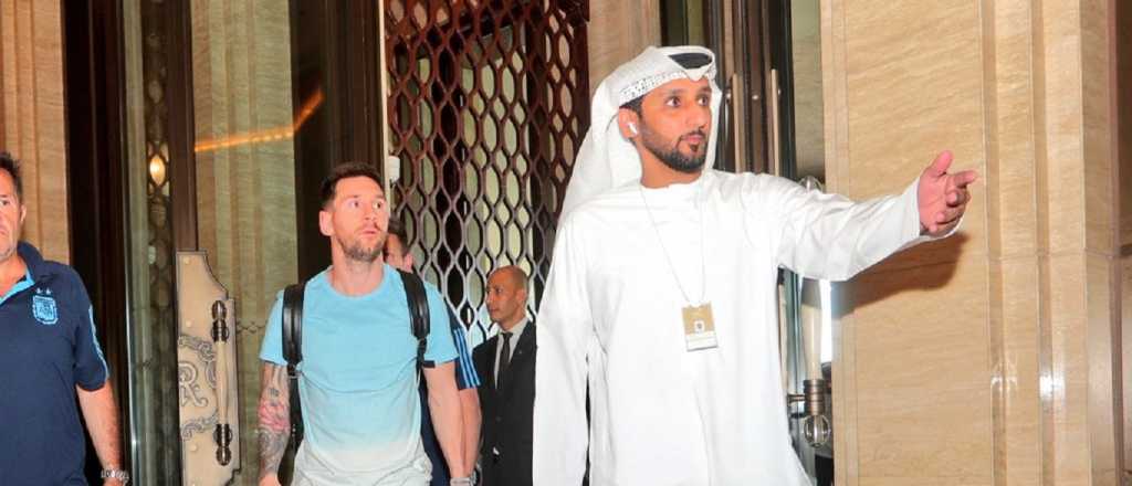 Llegó el capitán: Messi está en Abu Dabi y se sumó a la Selección