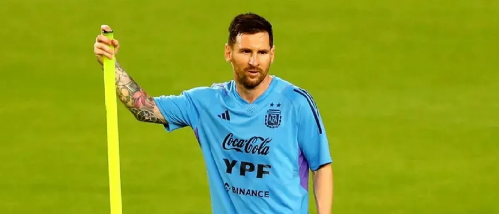 Messi se entrenó diferenciado a tres días del debut de Argentina