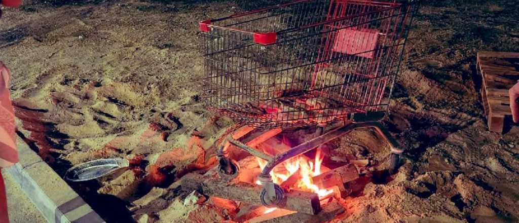 Video: el asado argentino en las calles de Qatar