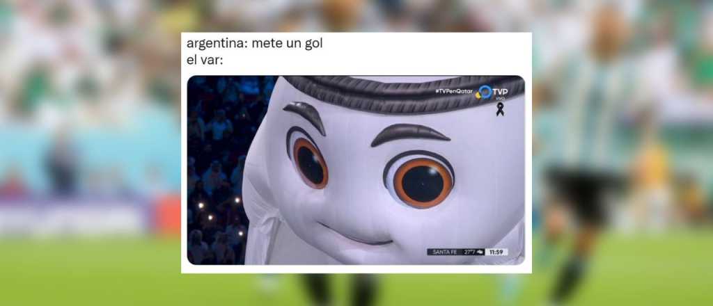 El VAR se robó los memes del partido de Argentina