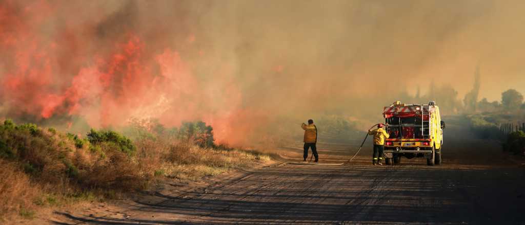 Mendoza, en alerta máxima de peligrosidad por incendios forestales