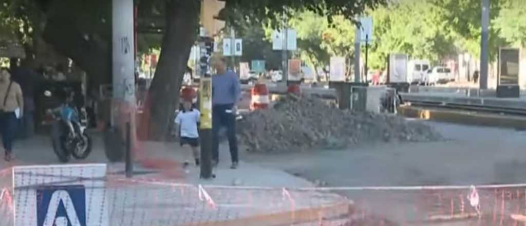 Ciudad cort&oacute; una mano de calle Belgrano 