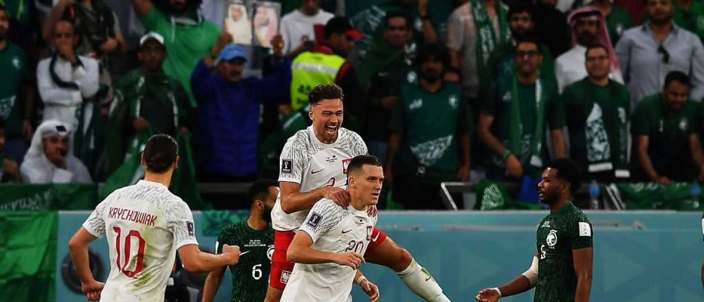 Polonia le ganó a Arabia Saudita en un partido clave para Argentina