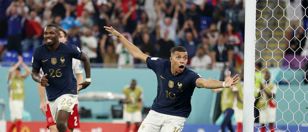 De la mano de Mbapp&eacute;, Francia venci&oacute; a Dinamarca y est&aacute; en octavos