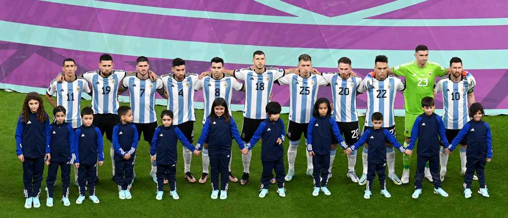 ¡Emocionante!: así sonó el himno argentino antes de "la final"