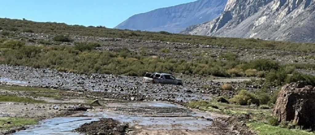 Por un alud cortaron la ruta provincial 220, en El Sosneado