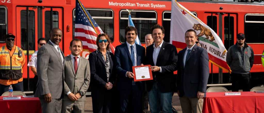 Mendoza refuerza su vínculo con San Diego gracias al Metrotranvía