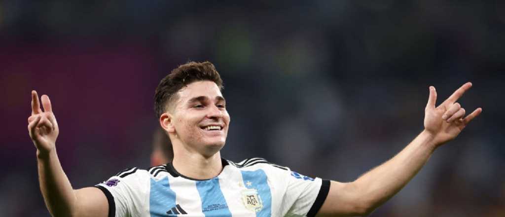 Video: Julián Álvarez marcó el segundo para Argentina 