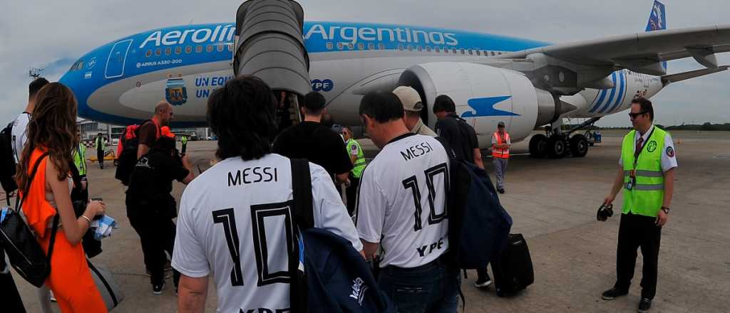 Aerolíneas Argentinas pone un vuelo directo a Qatar para alentar a la selección
