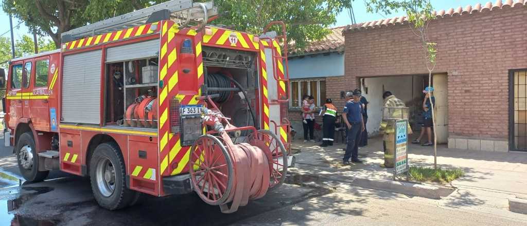 Una anciana murió quemada por un incendio en Las Heras