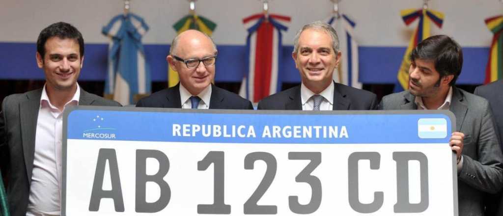 La nueva patente del Mercosur se usará en el año 2016