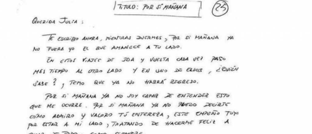 La emocionante carta de un enfermo de Alzheimer a su esposa