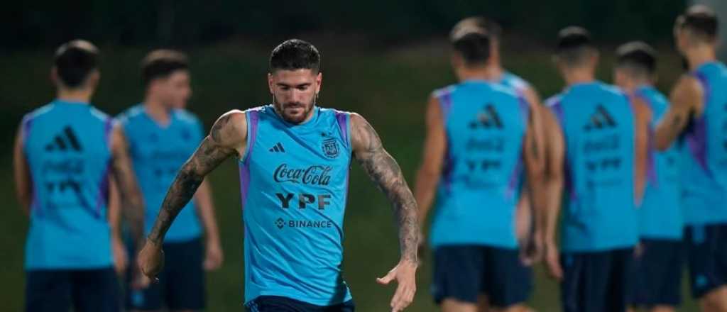 De Paul podría perderse el partido contra Países Bajos por lesión