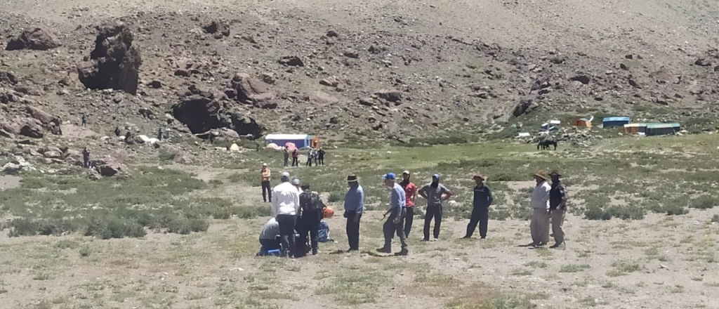 Una turista de EE.UU. rescatada en helicóptero de un cerro de Malargüe 