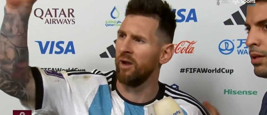 "¿Qué mirás, bobo?": el video viral de un Messi sacado luego del triunfo