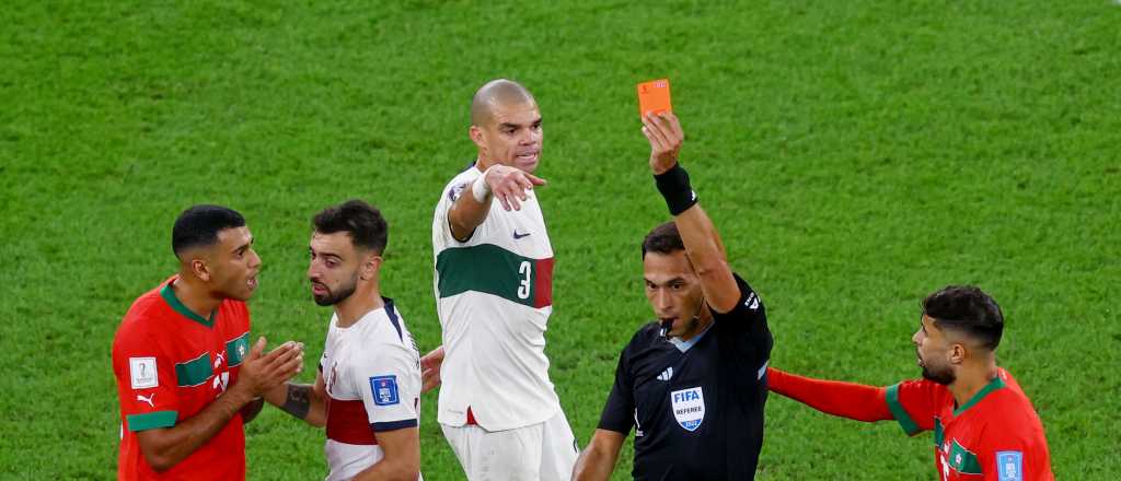 Insólita queja de Pepe contra Argentina tras la eliminación de Portugal