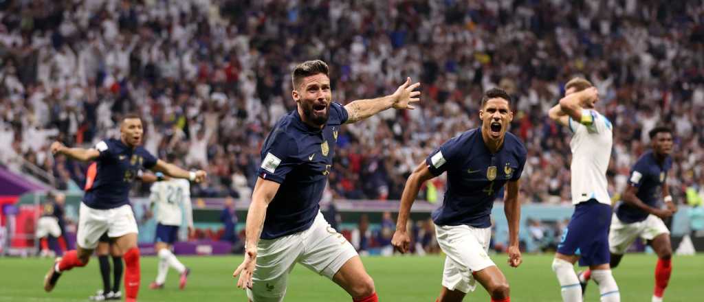 Francia venci&oacute; a Inglaterra en un partidazo y est&aacute; en semifinales
