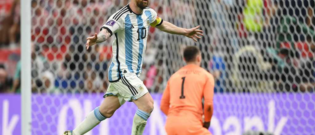 Con el gol, Messi superó otro récord en mundiales