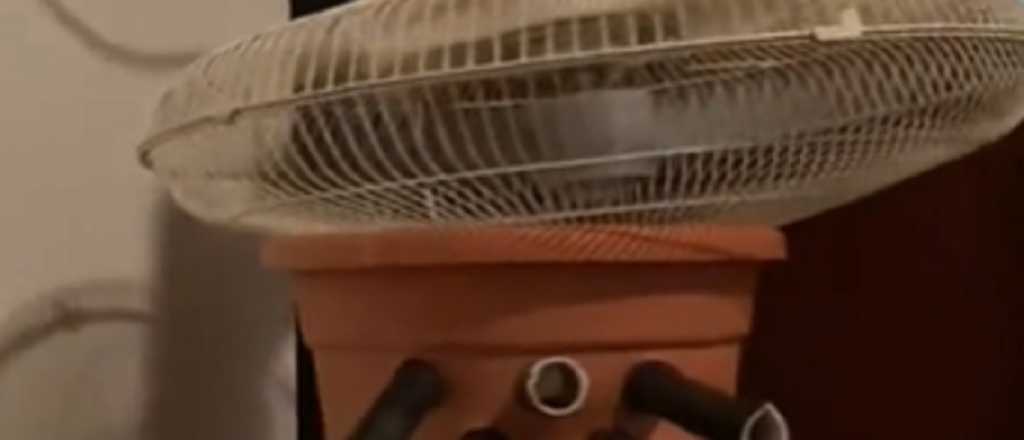 Es furor en TikTok el joven que fabric&oacute; un aire acondicionado casero