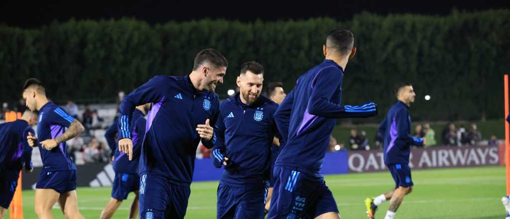 Práctica clave para Scaloni: define el equipo para la final con Francia