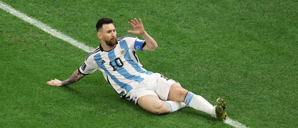 De penal, Messi abrió el marcador en la final