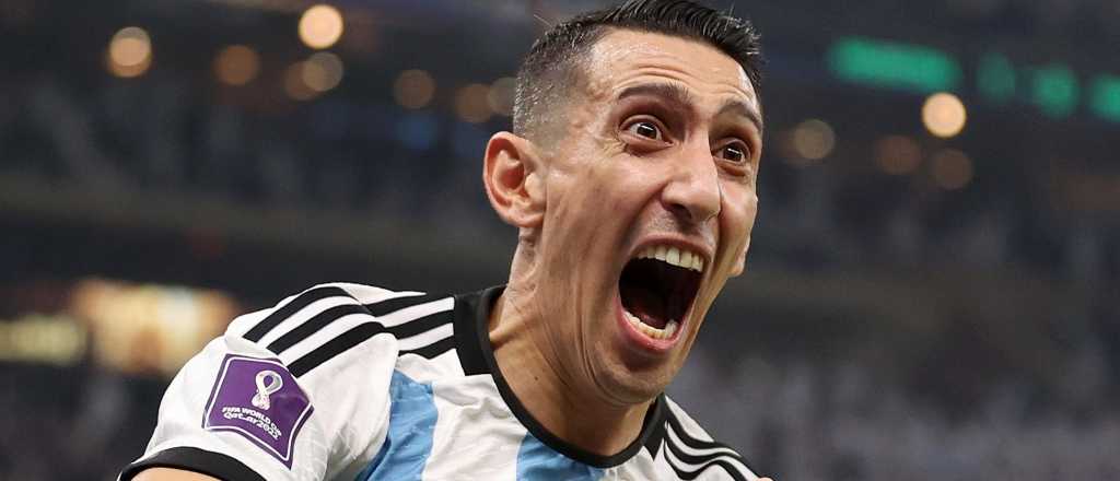 De contra, Di María anotó el segundo para la Argentina