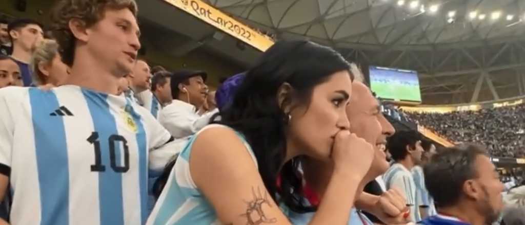 Video: un hombre acosó a Lali Espósito en medio de la final de Argentina