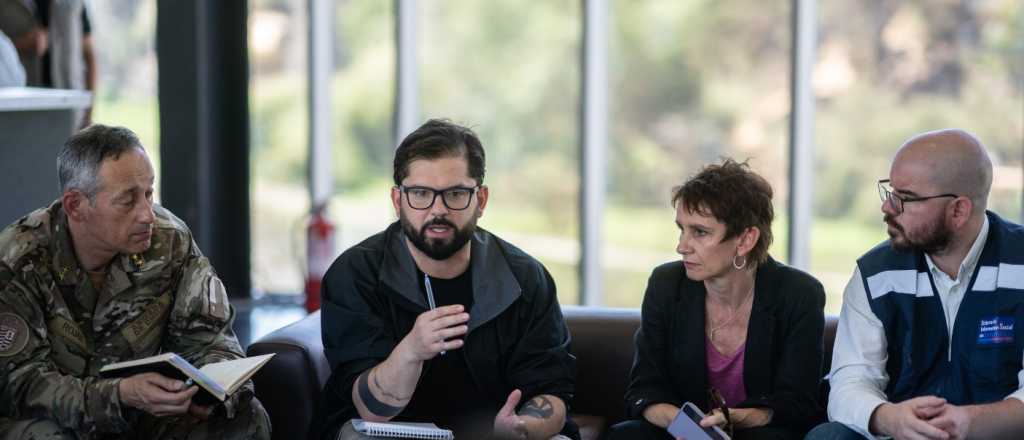 Boric "ser&aacute; implacable" si hay responsables de los incendios en Vi&ntilde;a