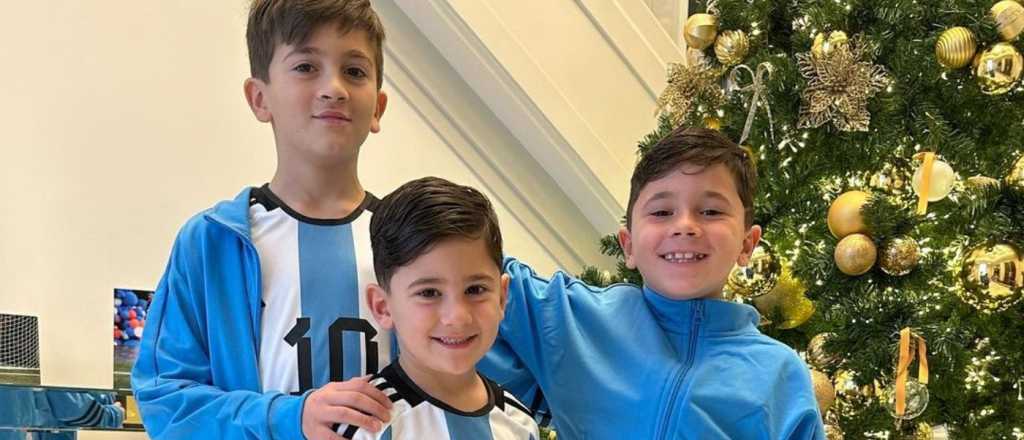 "Queridos Reyes Magos": la tierna y viral foto de los hijos de Messi