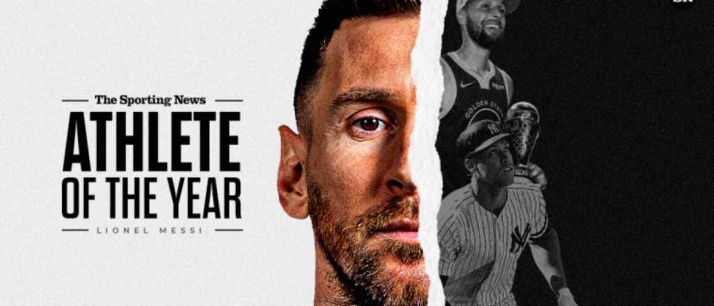 Trasciende al f&uacute;tbol: Messi fue premiado como el "Atleta del A&ntilde;o"