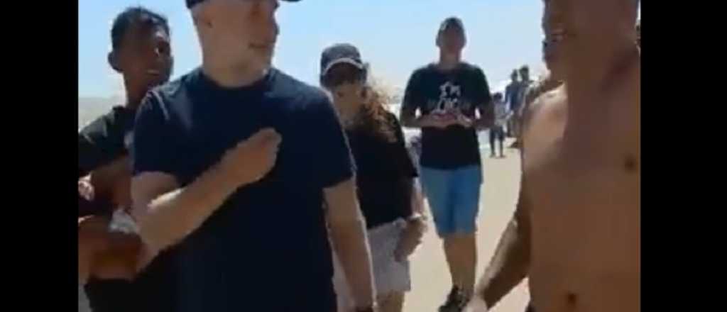 Video: as&iacute; insultaron a Rodr&iacute;guez Larreta en una playa de Mar del Plata