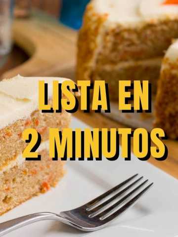 Torta de zanahoria: una receta de 2 minutos y en microondas - Mendoza Post